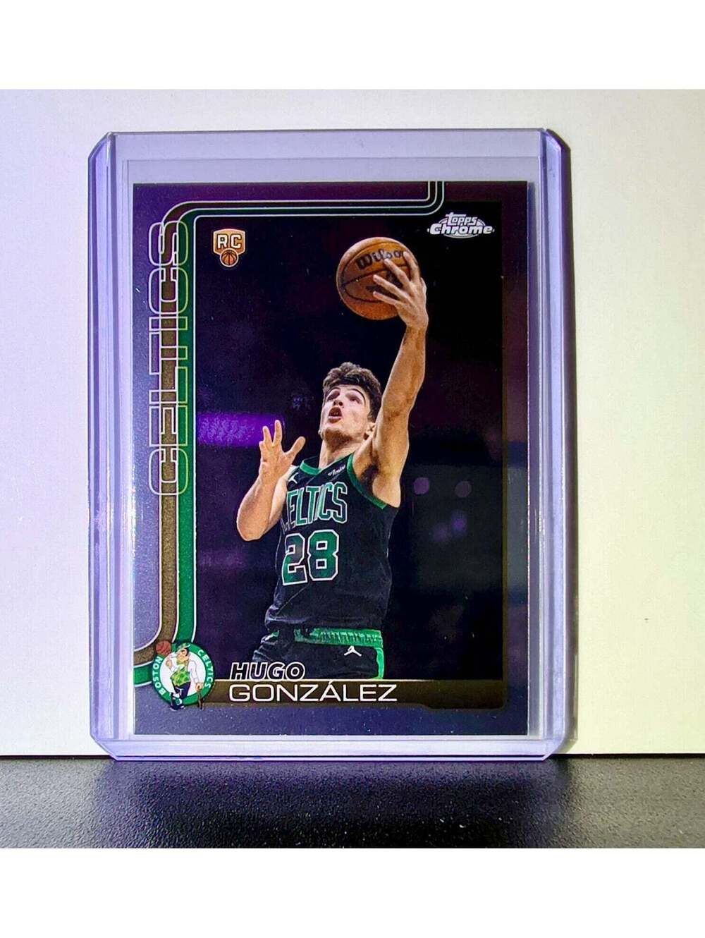 Hugo González Rookie 2025-26 NBA Topps Chrome Update #178 Card Boston Celtics